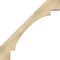Ekena Millwork 6"W x 42"D x 42"H Merced Rough Sawn Knee Brace, Douglas Fir BRC06X42X42MRC00RDF - alternate 3